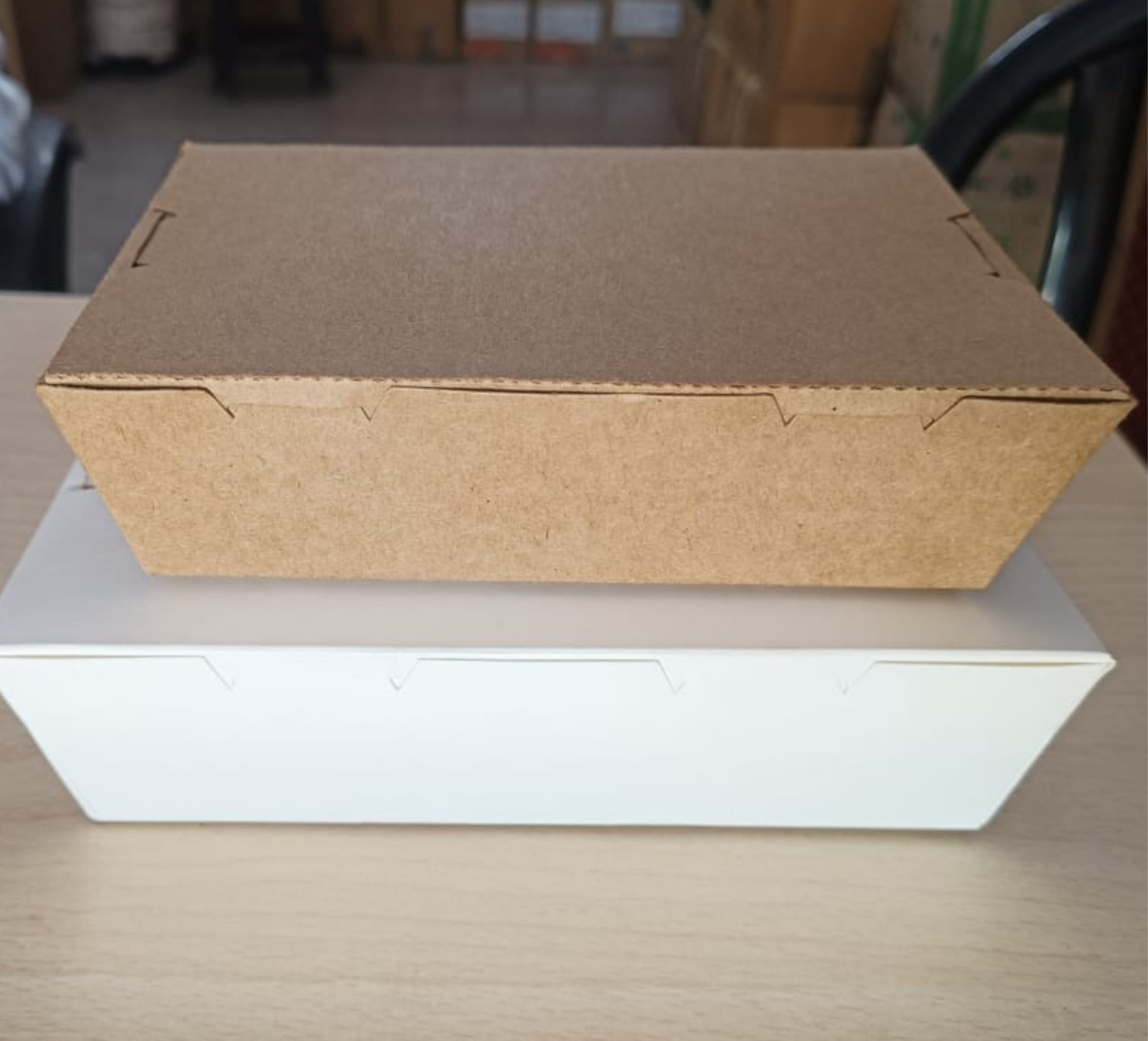 Eco-Friendly Kraft Paper Food Meal Boxes