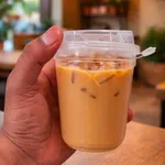 350ML REUSABLE GLASS WITH SIPPER U SHAPE